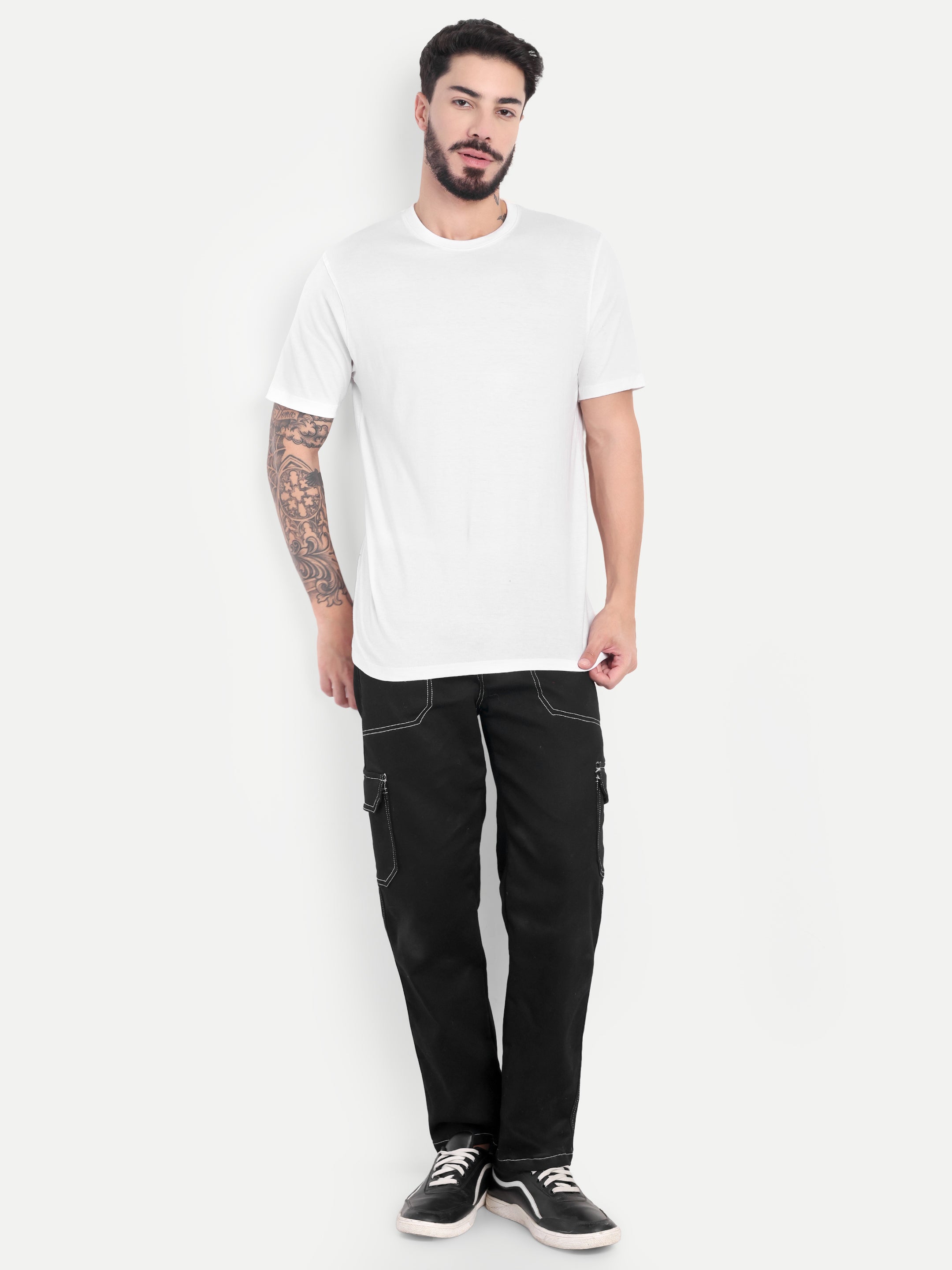 MENNER Round Neck T-Shirt | White