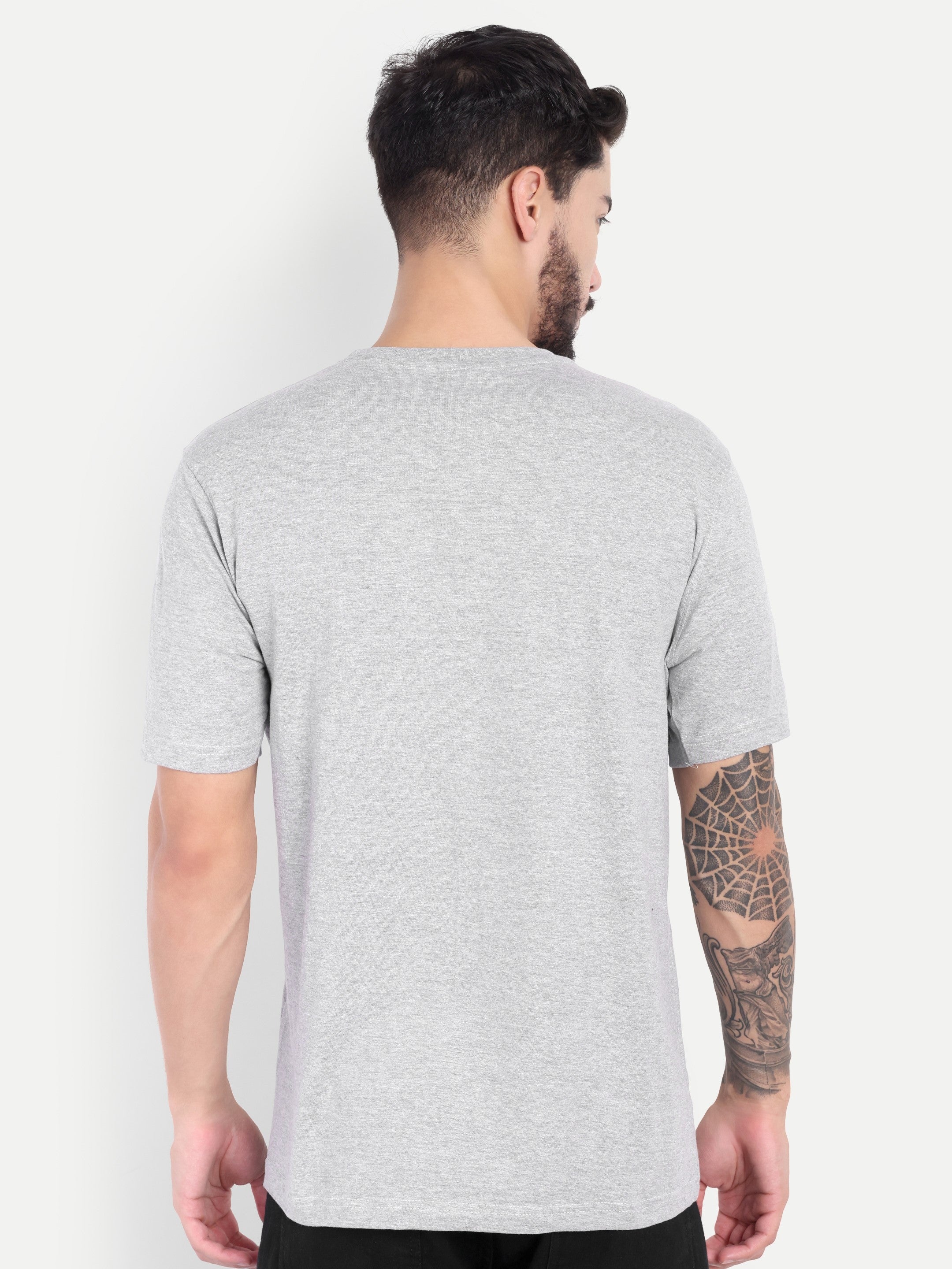 MENNER Round Neck T-Shirt | Gray
