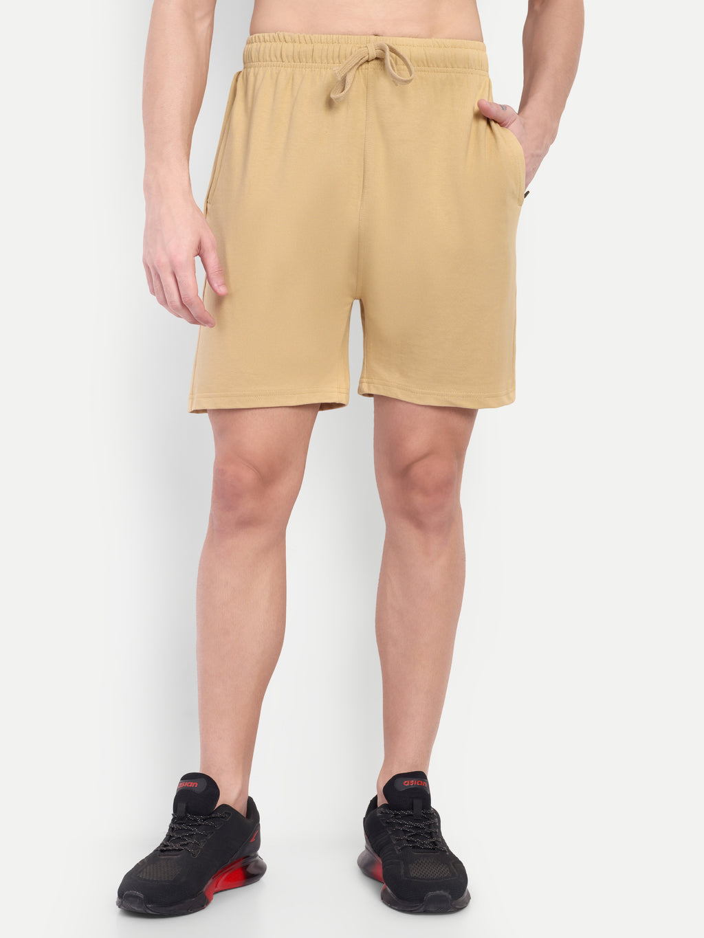 MENNER Beige Cotton Short