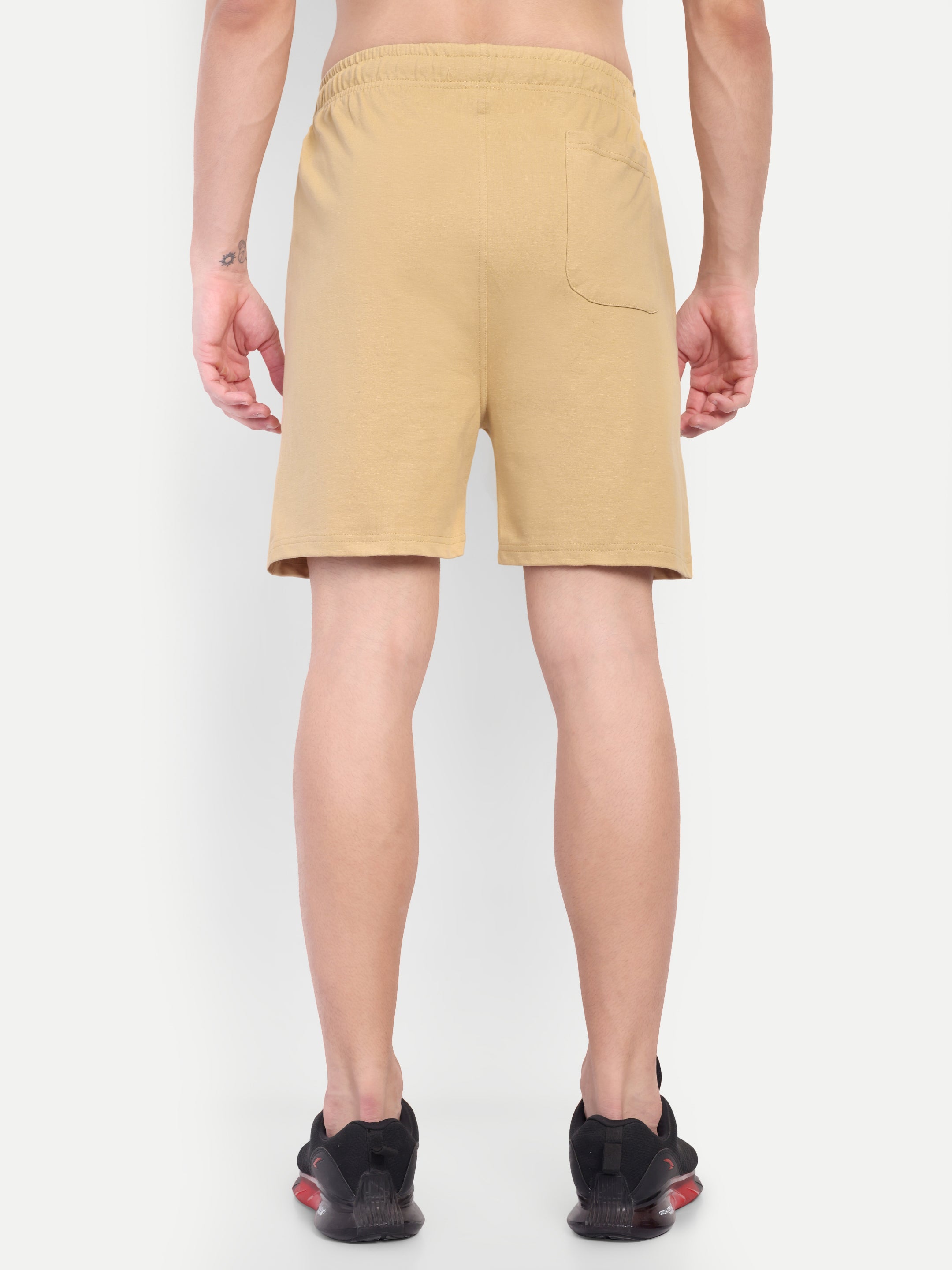 MENNER Beige Cotton Short
