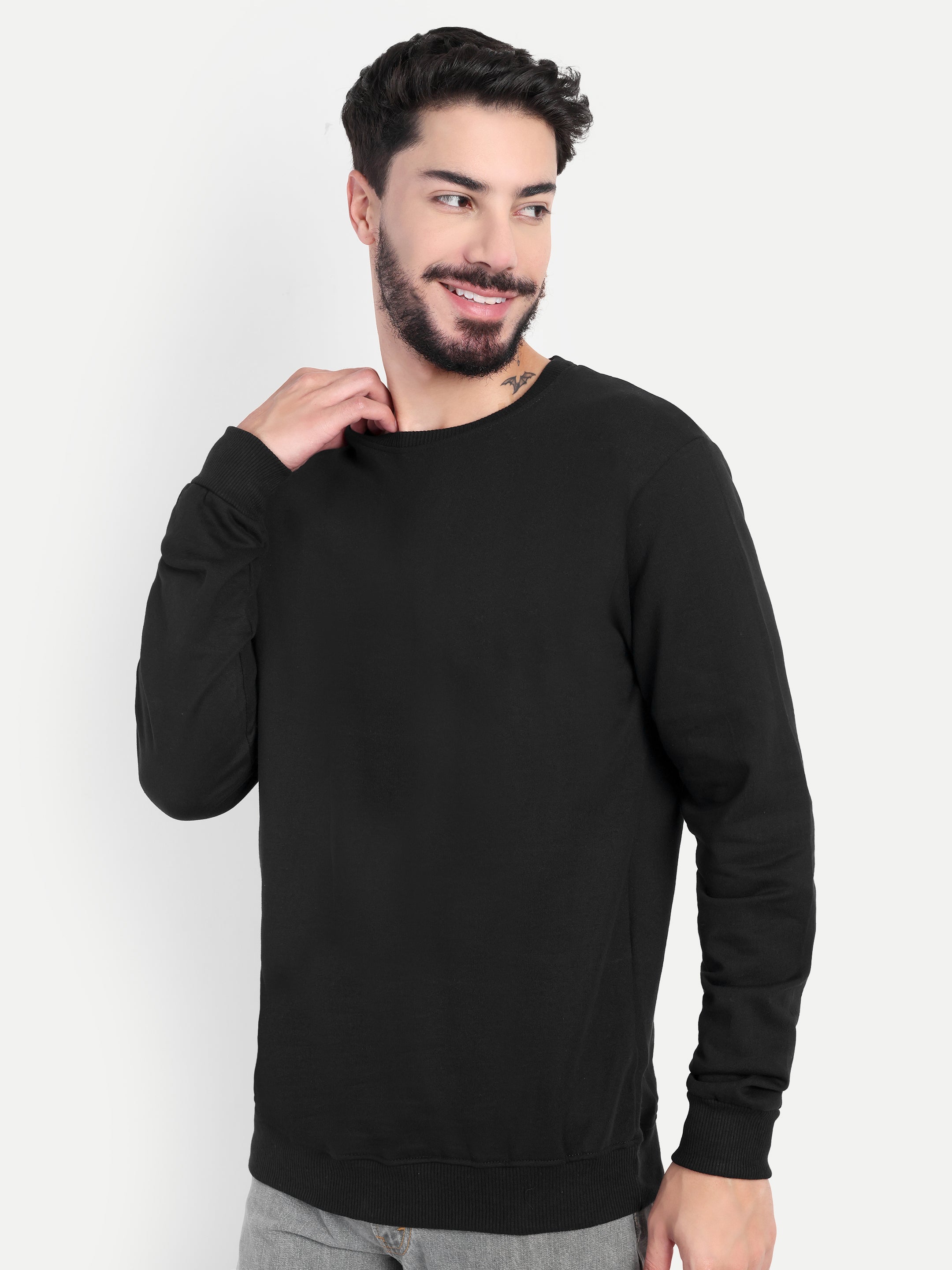 MENNER Premium Black Sweatshirt