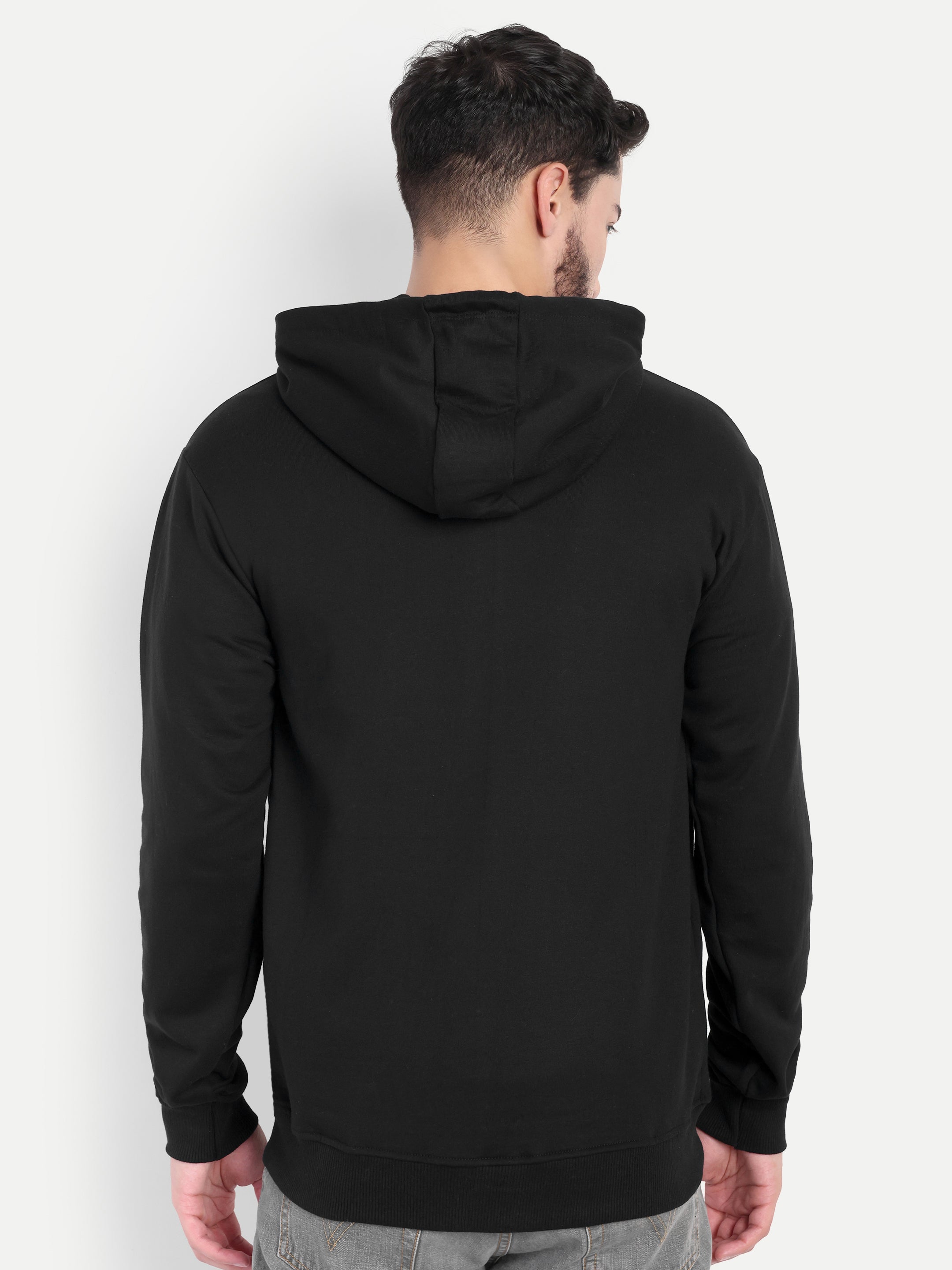 MENNER Black Premium Zipper Hoodie