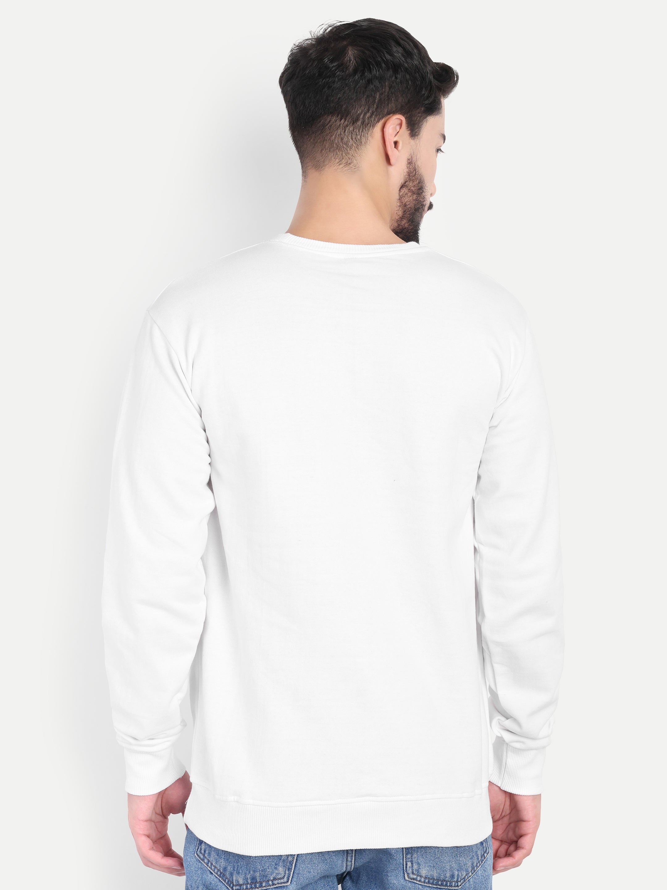 MENNER Premium White Sweatshirt